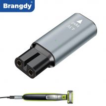 Convertitore caricabatterie adattatore per rasoio Brangdy 4.3V tipo C adatto per rasoio Philips Norelco One Blade QP2520 QP2620 QP2515 QP2510