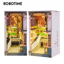 Robotime Rolife Libro Nooks Serie Storie in Libri 4 Tipi FAI DA TE In Legno Mobili Per La Casa In Miniatura Sakura Densya TGB01 Dropshipping