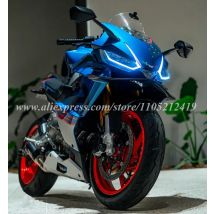 Neues ABS-Motorradverkleidungsset passend für Aprilia RS660 660 2020 2021 2022 2023 Karosserie-Set Blau + Tankabdeckung