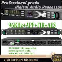 Paulkitson dsp0408rts profession eller digitaler Bühnen-Audio prozessor 96kHz 32-Bit-DSP-16-Band-EQ mit Aes-Tannen-Lautsprecher-Audio geräten