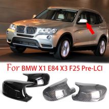 Tappo di copertura dello specchietto retrovisore nero lucido di migliore qualità per BMW X1 E84 X3 F25 Pre-LCI 2010 2011 2012 2013 Consegna rapida all'ingrosso