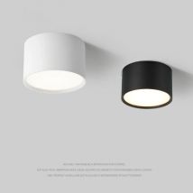 Ultracienki oprawa typu downlight do montażu powierzchniowego, okrągły reflektor sufitowy LED bez dziurkacza, komercyjne oświetlenie sufitowe w korytarzu biurowym