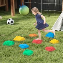 AIYAPLAY Pietre fluviali, 9-tlg. Pietre bilancianti impilabili antiscivolo per 3-8 anni
