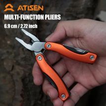 Edelstahl-Multitools, Zangen-Taschenmesser mit robuster Zange, austauschbare Bits, Multitools für Outdoor, Survival, Wandern