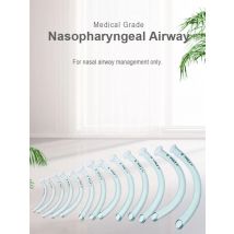 Califed Disposable Nasopharyngeal Airway 3.0-8.0mm Medical Air Duct Health Care Tool Nasofaringea Cannula Nasopharyngeal Tube