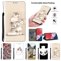 Magnetische Flip-Lederhülle für Samsung Galaxy A20 A23 A24 A25 A30 A30S A31 A32 A33 A34 A35 A 4G/5G Wallet Case