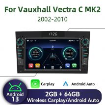 Radio GPS Unità Principale Per Vauxhall Vectra C MK2 2002-2010 7 "Schermo Wireless Carplay Autoradio Android Car Multimedia 2 Din Stereo