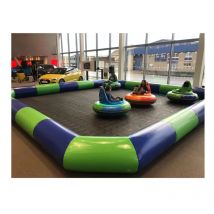 Customized Mini PVC Car Racing Track Indoor Outdoor Commercial Kids Bumper Car Inflatable Perimeter Bumper Car Race Track