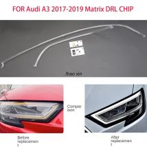Für Audi A3 2017-2019 Matrix Auto Scheinwerfer DRL Licht Streifen Angel Eyes Chip Vorschaltgerät Modul Beleuchtungen Wartung