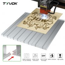 Tyvok Honeycomb Working Table Laser Engraver Desktop Protection Free Assembly 400x400mm Cutting Worktable Honeycomb Laser Bed