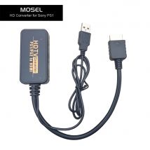 Der HD-Adapter für Sony PS1 PS2 HDMI unterstützt 5V USB für eine stabile Stromversorgung