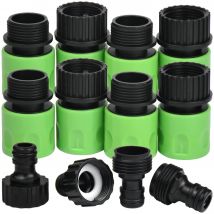 KESLA Schnellverbinder EURO USA 3/4'' Weiblich-Männlich Gewindeadapter für Gartenschläuche Tropfbewässerungssystem