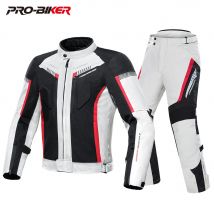 HEROBIKER Waterproof Motorcycle Jacket Man Racing jacket Wearable Motorcycle Pants Moto Jacket  With EVA Protection