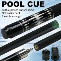 Professionelles Billard-Queue-Taschen-Set aus Kohlefaser, 12,5 mm Spitze, Pool-Queue-Zubehör für Karambol, Billard, Beruf, Poolspiele