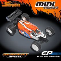 Serpent 1:24 Mini RC Car with Gyro 2.4GHz Off-Road RC Car RTR Remote Control Car Electric Toys for Adults and Kids