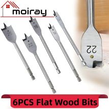 6 Teile/satz 10-25mm Flache Bohrer High-carbon Stahl Holz Flache Bohrer Set Holzbearbeitung Spaten Bohrer bits Langlebig Holzbearbeitung Werkzeug