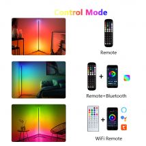 Wohnzimmer Dimmbare RGB Ecke Stehlampe 140 cm Stehen Smart APP LED Stimmung Licht für Schlafzimmer Nordic Wohnkultur Innen beleuchtung