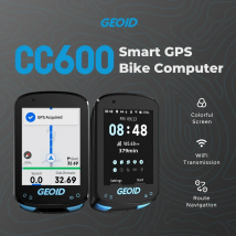 GEOID CC600 Computer da bici Schermo a colori wireless Tachimetro da bicicletta ANT + WIFI Tachimetro da ciclismo Contachilometri impermeabile IPX7