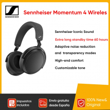 Sennheiser-auriculares inalámbricos Momentum 4, dispositivo con Bluetooth 5,2, cancelación de ruido