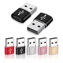 Adattatore da USB 3.0 a USB C 3.1 Mini USB ad alta velocità tipo C femmina a USB tipo A maschio Convertitore adattatore OTG per sincronizzazione dati a ricarica rapida