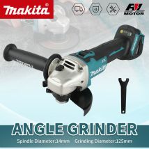 Makita DGA506 18V 125mm Smerigliatrice angolare di ricarica Lucidatrice elettrica Smerigliatrice e taglio metalli senza spazzole
