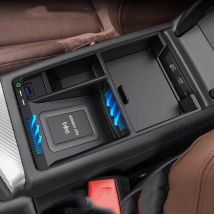 Auto-Wireless-Ladegerät für Audi A4 B9 S4 RS4 A5 S5 RS5 2017–2022, 15 W, schnelles Telefon-Ladegerät, Ladeplatte, Telefonhalter, Zubehör