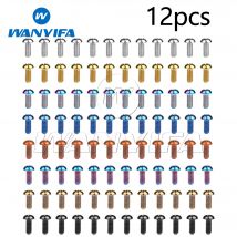 Wanyifa M5 x 10mm Titan Ti Mountain Radfahren Fahrrad Bremsscheibe Bolzen Torx T25 12 teile/los