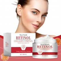 Retinol-Faltenentferner-Gesichtscreme, Lifting, Straffung, Verblassen feine Linien, feuchtigkeitsspendende koreanische Kosmetik, geeignet für trockene und raue Haut