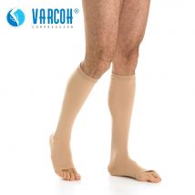 Uomini Ginocchio Medical Alta Open Toe di Compressione Calze E Autoreggenti Supporto 20-30 mmHg Calzini E Calzettoni Manica Vitello Tubo Dolore Vene Varicose edema di Volo