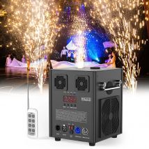 Macchina per Scintille Fredde U'King 700W, per Interni/Esterni, Macchina Elettronica per Effetti Pirotecnici, per Matrimoni, Spettacoli e Feste