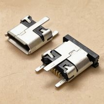 Cltgxdd 1 Stück Micro USB B3.0 5Pin 3 Fuß Ladegerät Dharging Port Steckdose Dock Anschluss Micro Vertical Typ SMT 2,0 h