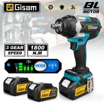 Chiave a percussione elettrica senza spazzole di coppia 1800N.M Strumenti per chiave a batteria con