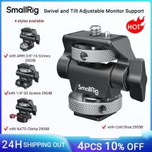 Supporto per monitor regolabile girevole e inclinabile SmallRig con supporto per slitta fredda, per SmallHD per monitor Atomos/supporto per schermo 2905B