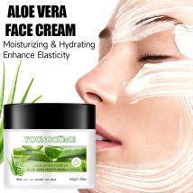 Aloe Vera Gesichtscreme, Hyaluronsäure, tief feuchtigkeitsspendende Pflanzenessenz, nährende Hautpflege, Anti-Falten-Aging, schrumpft die Poren