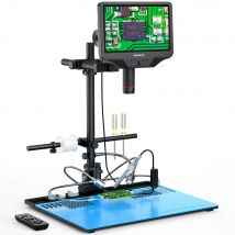 Microscopio Digitale Andonstar AD409-Max con Endoscopio WIFI/HDMI 10.1'' per Misurazioni, Saldatura, Riparazione di PCB, Elettronica e Telefoni