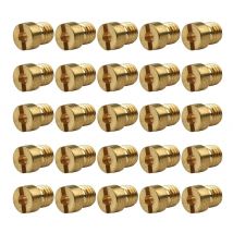 25 Stücke Hauptdüsen 55-115 M5 Für Dellorto PHBG 21 19,5 19 SHA 13,14,15 16 19 20 SHBC 19 5mm Vergaser Hauptdüse Werkzeuge Sets