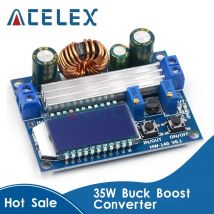 35W DC 5,5-30V zu 0,5-30V Digital LCD Display Automatische Schritt up down Buck boost Converter Netzteil Modul Einstellbar Bord