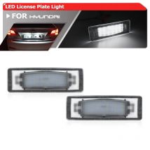 Replace #92501-2G000 For Hyundai VF I40 Sedan 2011 2012 2013 2014 2015 SMD White LED Number License Plate Lights Lamp 2PCs