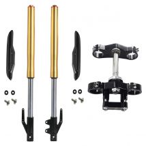 630 mm vorderer umgekehrter Gabelstoßdämpfer 45 mm für BSE KAYO APOLLO Chinese Dirt Pit Bike CRF KLX mit Schutzabdeckung