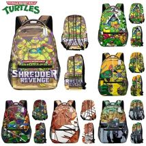 Zaino Anime Teenage Mutant Ninja Turtles Zaino simpatico cartone animato TMNT Zaino Cosplay Borse per laptop da viaggio di grande capacità Regalo