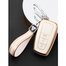 TPU Car Remote 2/3/4 Button Key Case Cover Shell for Toyota Camry CHR Corolla RAV4 Avalon Land Cruiser Prado Prius Protector