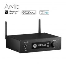 Arylic-AMPLIFICADOR ESTÉREO H50, inalámbrico, 50Wx2, HiFi, ES9023P Sabre DAC, QCC3040, Bluetooth 5,2, aptX HD, funciona con Alexa, nuevo