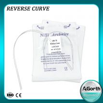 10 stücke Dental Kieferorthopädische Super Elastische Niti Bogen Drähte Reverse Curve Archwires Runde Rechteckige Zahnarzt Ortho Materialien