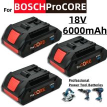 Roza Cinnie-Für BOSCH18V 21700 4,0 Ah/5,0 Ah/6,0 Ah Batterie ProCORE 18 V Li-Ion Batterie Ersatz für BAT609 BAT618 mit BMS