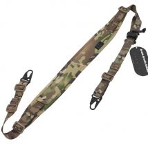 Tactical Modular Rifle Sling Strap Removable 2 Point / 1 Point 2.25" Wide Padded Shooting Gun Sling Hunting Rifle Accessories
