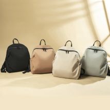 Canvas-Rucksäcke für Damen, lässige Rucksäcke, superleicht, große Alltagstasche für Damen, einfarbig, bequem, belüftet, schlicht