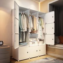 Haupt schlafzimmer möbel einfache Garderobe Kleider schränke Kommoden Würfel Lagers chrank Babys chrank Kunststoff zusammen klappbar staub dicht