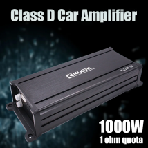 Jednokanałowy cyfrowy wzmacniacz samochodowy klasy D DC 12V 1000W wysokiej mocy samochodowy wzmacniacz mocy Audio Stereo modyfikacja samochodowego sprzętu audio