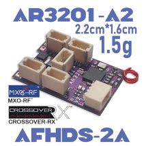 CROSSOVER-RX AR3201-A2 (FLYSKY-AFHDS-2A) Integrierte 2 gebürstete ESCs/6CH MicroRX/TELEM kundenspezifisches Produkt