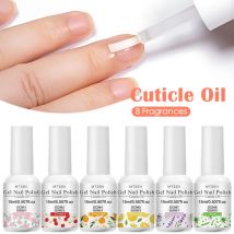 8 Odori 15ml Olio per cuticole Cura delle unghie Nutrizione Unghie Riparazione Olio rivitalizzante per manicure Prevenire il trattamento delle unghie dello smalto per unghie